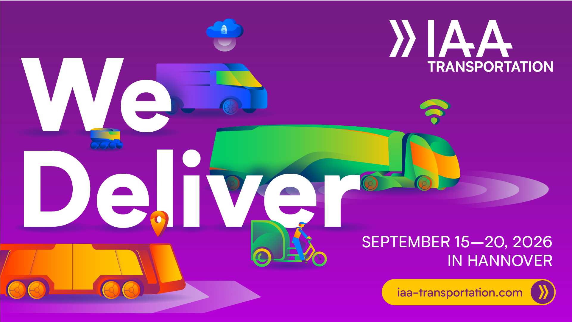 FELICI DI ANNUNCIARE LA NOSTRA PRESENZA ALLA IAA2026 TRUCK SHOW (HANNOVER-GERMANY) HANNOVER 13-20 SETTEMBRE 2026